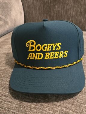 Bogeys and Beers Snapback Rope Hat